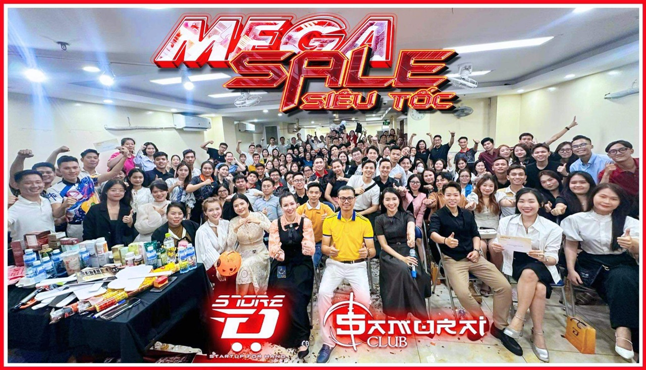 Mega Sale siêu tốc đột phá đơn hàng của Câu lạc bộ SAMURAI