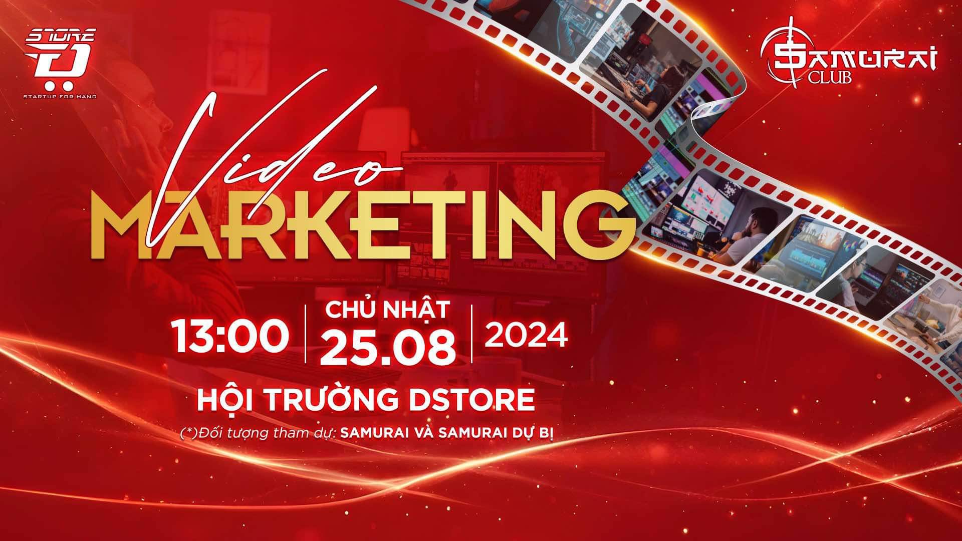 CHỦ SHOP ONLINE CÂU LẠC BỘ SAMURAI NÂNG CẤP VIDEO MARKETING CÙNG DỰ ÁN MỚI CỦA DOANH NGHIỆP