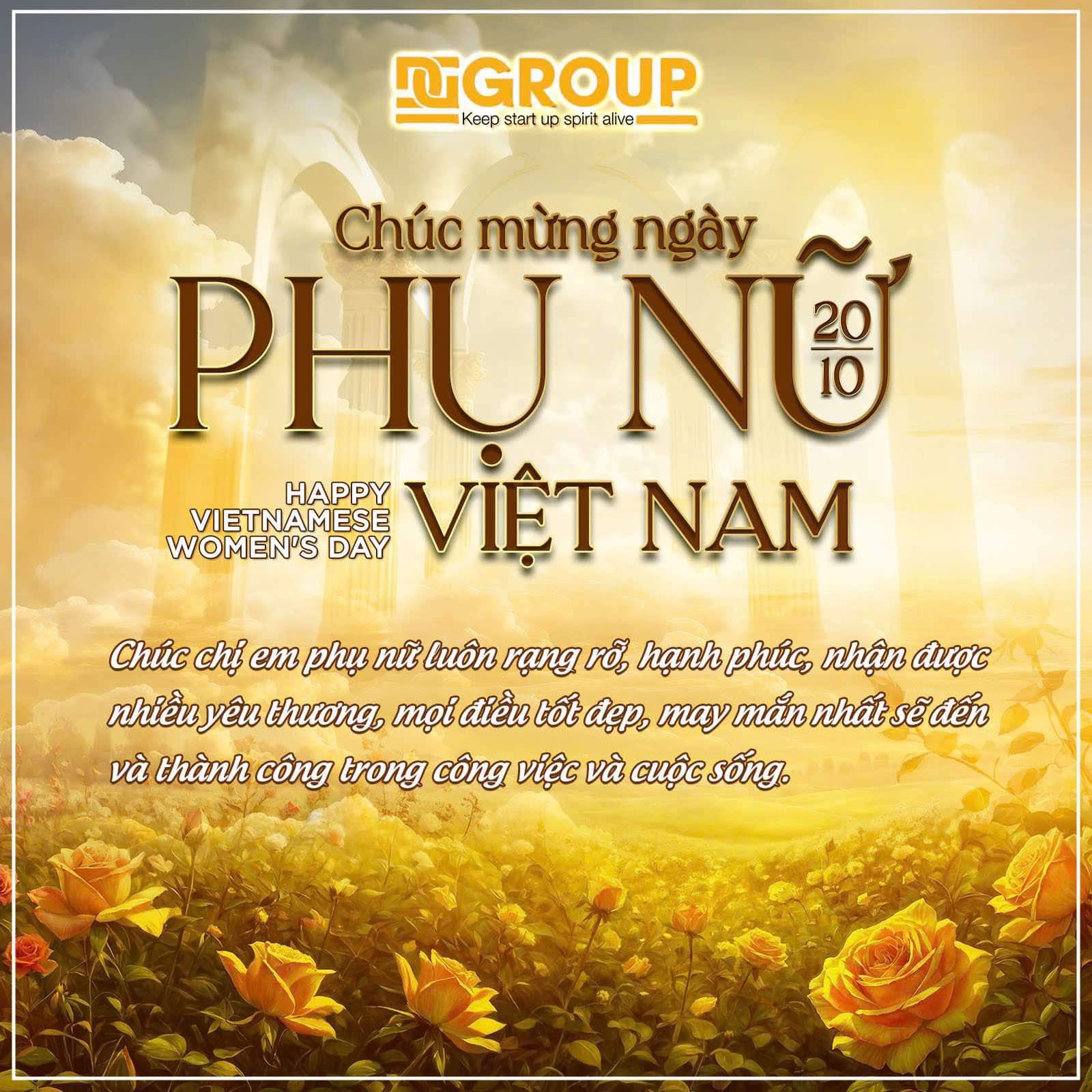 DGroup Holdings - Chúc mừng ngày Phụ Nữ Việt Nam 20/10